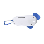 Ventilatore portatile con torcia LED e moschettone per il trasporto seconda vista