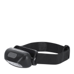 Torcia frontale LED con fascia regolabile per testa o braccio vista area di stampa