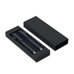 Set da scrittura con matita e penna in alluminio riciclato, inchiostro blu seconda vista