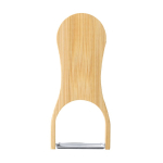 Pelapatate e apribottiglie 2 in 1 in bambù e acciaio inox da personalizzare terza vista