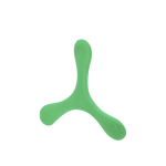 Frisbee originale a 3 pale, flessibile e leggero in gomma morbida