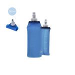 Bottiglia pieghevole flessibile con finitura opaca e tappo dosatore 250ml