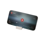 Portachiavi supporto in fibra di grano con moneta per carrello seconda vista