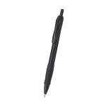 Penna a scatto in plastica con impugnatura gommata, inchiostro nero seconda vista