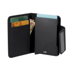 Portacarte con protezione RFID e chiusura magnetica per 10 carte quarta vista