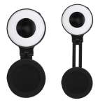 Anello di luce LED con aggancio magnetico a smartphone o computer quarta vista