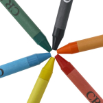 Set di cere in scatola di cartone riciclato da personalizzare sesta vista