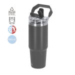 Bicchiere termico in acciaio inox a doppia parete con manico 900ml