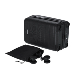 Trolley rigido in plastica con ruote removibili per cabina quinta vista