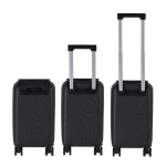 Trolley rigido in plastica con ruote removibili per cabina sesta vista