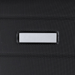 Trolley rigido in plastica con ruote removibili per cabina settima vista