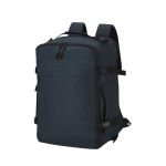Zaino da viaggio multifunzione per laptop 15” con tasche antifurto color blu mare prima vista