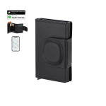 Portacarte in pelle sintetica con localizzatore intelligente e chiusura magnetica