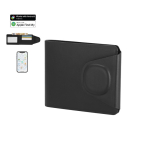 Portacarte portafoglio in pelle sintetica con localizzatore intelligente