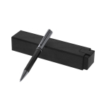 Penna premium in metallo a rotazione e ricaricabile, inchiostro blu color nero prima vista