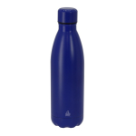 Borraccia termica in acciaio inox riciclato con tappo abbinato 500 ml color blu prima vista