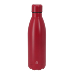 Borraccia termica in acciaio inox riciclato con tappo abbinato 500 ml color rosso prima vista