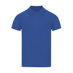 Polo unisex in cotone piqué in vari colori a manica corta 180 g/m² color blu prima vista