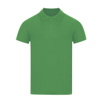 Polo unisex in cotone piqué in vari colori a manica corta 180 g/m² color verde prima vista