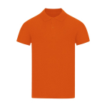 Polo unisex in cotone piqué in vari colori a manica corta 180 g/m² color arancione prima vista