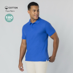 Polo unisex in cotone piqué in vari colori a manica corta 180 g/m²