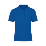 Polo da donna a manica corta 100% cotone piqué in vari colori 180 g/m² color blu prima vista