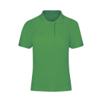 Polo da donna a manica corta 100% cotone piqué in vari colori 180 g/m² color verde prima vista
