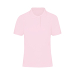 Polo da donna a manica corta 100% cotone piqué in vari colori 180 g/m² color rosa prima vista