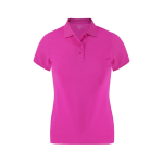 Polo donna sfiancata a manica corta in tessuto tecnico 180 g/m² color fucsia prima vista