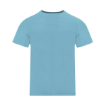 T-shirt tecnica bambino in poliestere a manica corta 135 g/m² color turchese prima vista