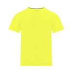 T-shirt tecnica bambino in poliestere a manica corta 135 g/m² color giallo fluorescente prima vista