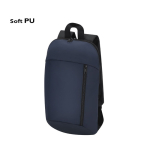 Zaino aziendale in pelle sintetica con chiusura a zip