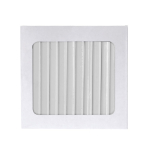 Matite in legno bianche in confezione da 12 per incisione digitale color bianco prima vista