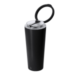 Bicchiere termico in acciaio inox riciclato con cannuccia 700 ml terza vista