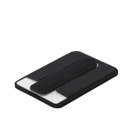 Portacarte in silicone con supporto per cellulare e alette pieghevoli terza vista