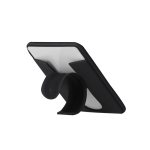 Portacarte in silicone con supporto per cellulare e alette pieghevoli quarta vista