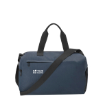 Borsa da viaggio in pelle sintetica con scomparto per scarpe vista area di stampa