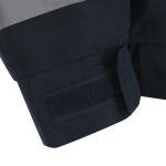 Giacca unisex ad alta visibilità antipioggia e antivento con cappuccio sesta vista