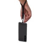 Laccetto da polso per smartphone in poliestere con regolazione in vari colori terza vista