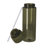 Borraccia traslucida da 750 ml con doppio sistema di bevuta e manico pieghevole quinta vista