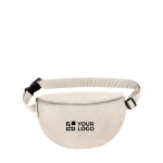 Marsupio in nylon con nastro regolabile e chiusura a clip 135 g/m² vista area di stampa