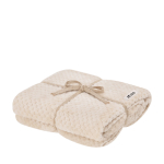 Coperta in poliestere con motivo a rombi per divano 240 g/m² vista area di stampa