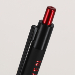 Penna gommino con pulsante e marcatura laser effetto specchio quarta vista
