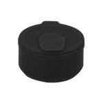 Bicchiere pieghevole in silicone con coperchio e beccuccio scorrevole 350 ml quarta vista