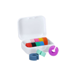 Identificatore per bicchieri con 12 segnaposto in silicone in vari colori seconda vista