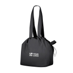 Borsa a spalla in nylon con chiusura a cordoncino regolabile 135g/m² vista area di stampa