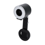 Anello luminoso con ventola in plastica ABS con supporto per cellulare 500mAh seconda vista