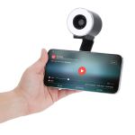 Anello luminoso con ventola in plastica ABS con supporto per cellulare 500mAh ottava vista