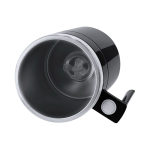 Tazza miscelatrice in acciaio inox con coperchio scorrevole 400 ml quarta vista