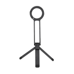 Supporto magnetico pieghevole per cellulare con moschettone e altezza regolabile seconda vista